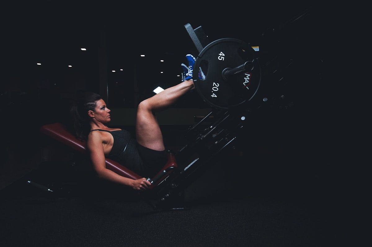 Woman strength training over 40 to protect muscle and bone in Phuket